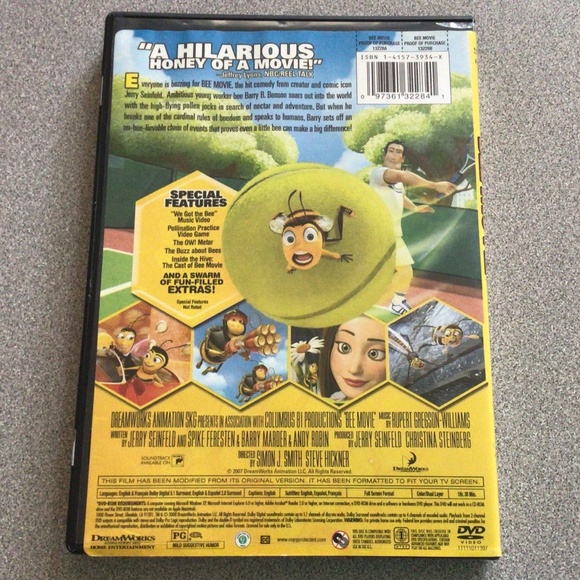Bee Movie DVD Full screen / Bee Movie special feature DVD widescreen - Picture 2 of 4